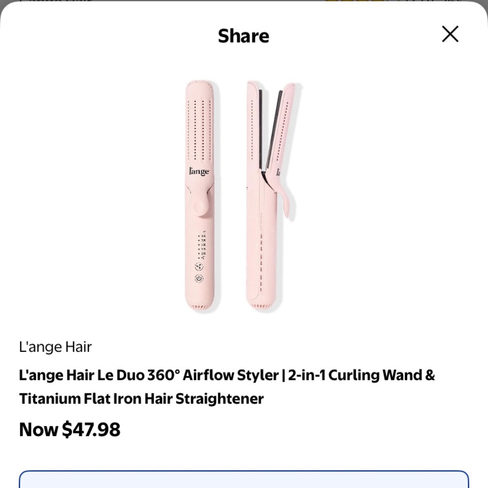 Lange Le Duo Hair Styler - Pink - Picture 5 of 6